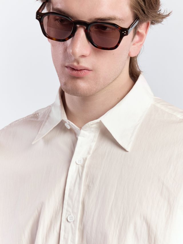 Рубашка из мятого хлопка