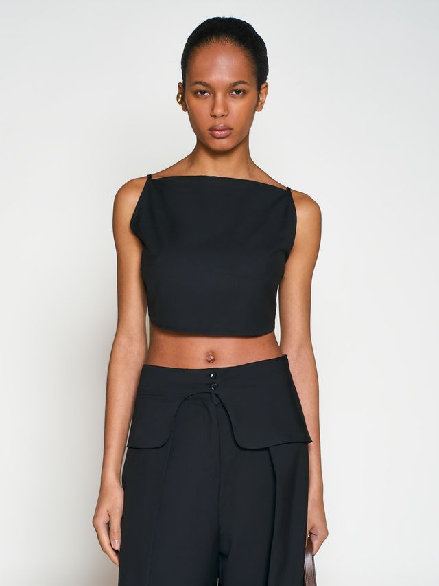 Комплект брюки, баска и топ