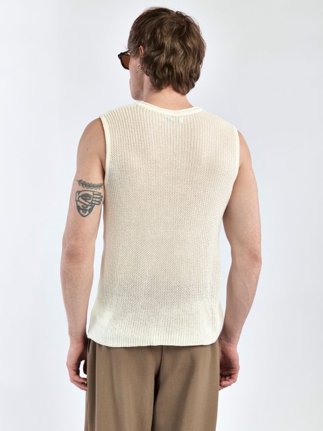 Вязанная майка