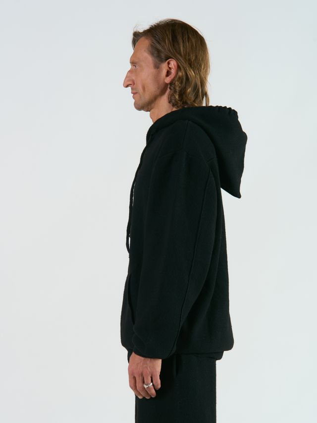 Вязанное худи на молнии Nordic