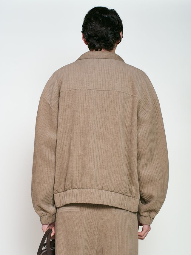 Куртка из вельвета с воротом стойка